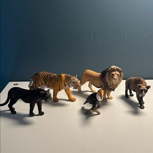 Schleich jungle animals Figure Figurine Toy African Safari Animals set of 5